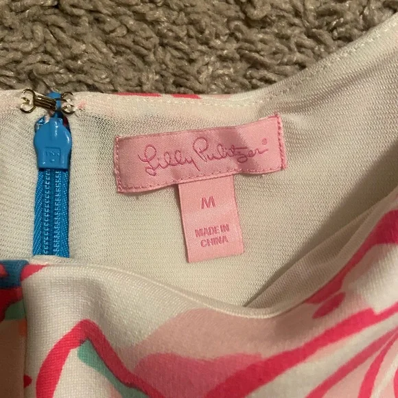 Lilly Pulitzer Briella Dress Lucky Charm Size Medium - Picture 3 of 4